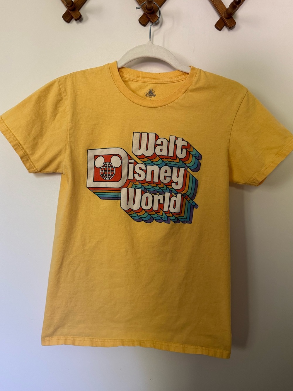 Disney World Retro Yellow Tshirt